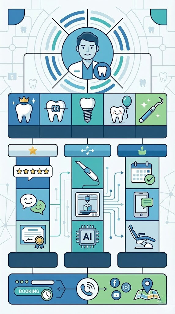 Блок-схема правильной карточки стоматолога