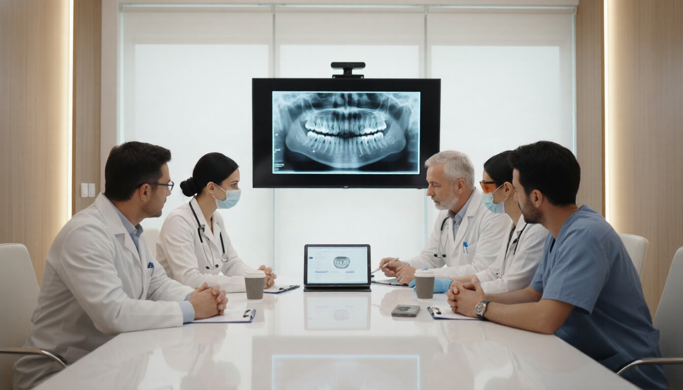 Врачи обсуждают план лечения пациента