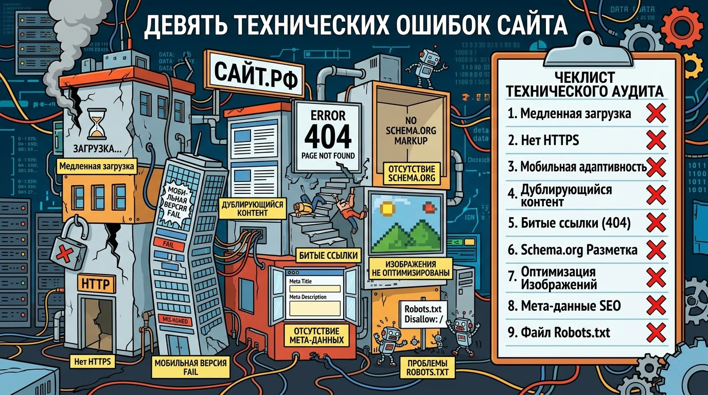 Техническая оптимизация страниц для SEO