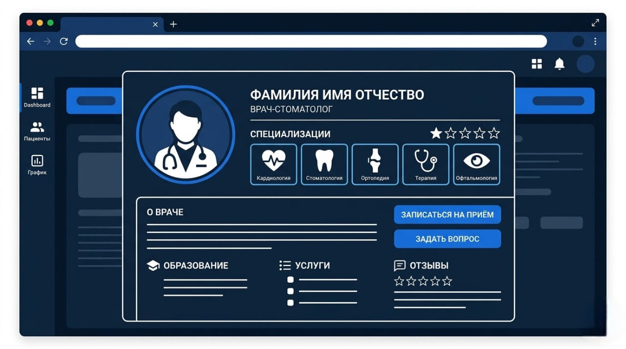 Важность заполнения карточки врача